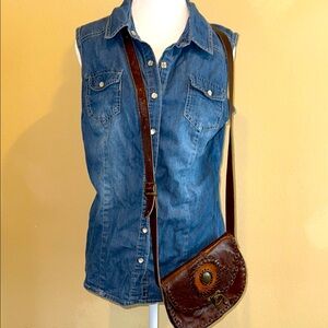 Mossimo Supply Co. Indigo Button-Up Shirt